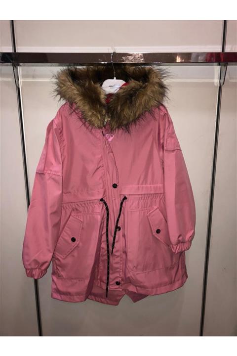 Bella Kız Çocuk Pembe Kaban