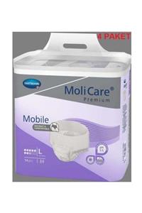 Molino 4 Paket (56 Adet) - Molicare Mobile Super Large 14 Lük Paket - Külot Şeklinde Hasta Bezi L beden