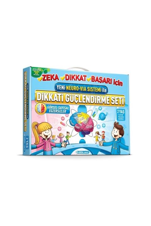 Adeda Yayınları Zeka Dikkat Başarı Dikkat Güçlendirme Seti 2 Yaş