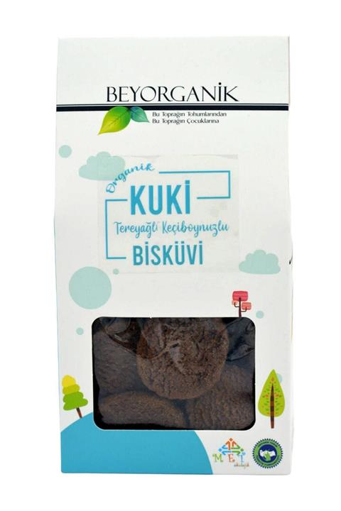 BEYORGANİK Kuki Tereyağlı Keçiboynuzlu Bisküvi 100 G