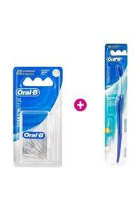 OralB Arayüz 228 mm Diş Fırçası + Arayüz Yedeği Eğri - 6 Adet