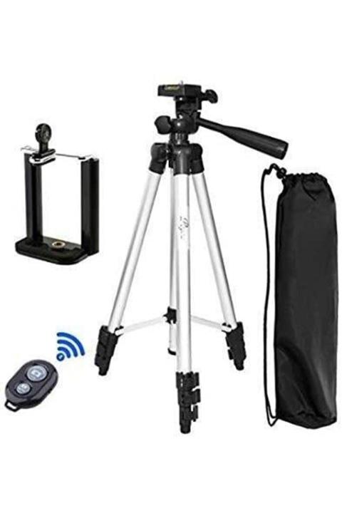 Hobimtek Hopimtek Cep Telefonu Tripod Bluetooth,kumandalı 102 Cm