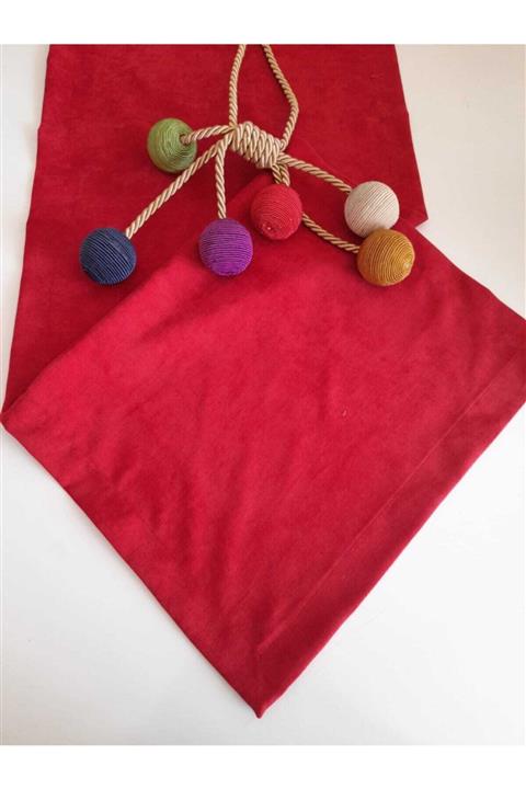 by arzu akın Masa Runner Alev Kırmızı