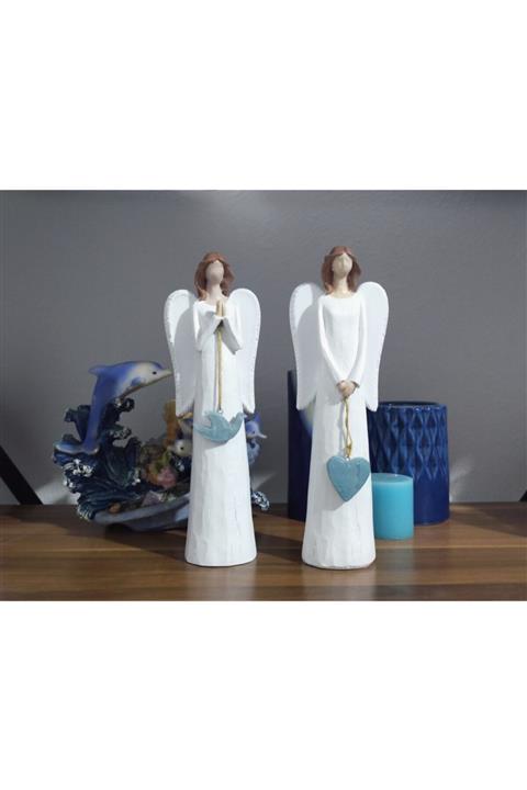 AYMEL DESİNG Melek Biblo -kuş-eli Yukarıda