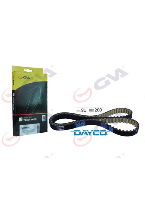 GVA Triger Kayışı (091sp+200ht) (teflon) Ford Focus C-max 1.8tdcı 16v 04  S-max 1.8tdcı 16v 06 mazda 121