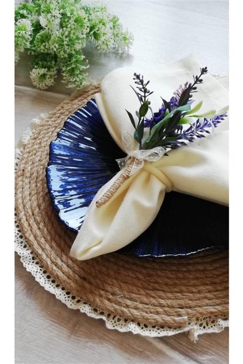 LİMOMİ Lavanta Buketi 6'lı Peçete Yüzüğü