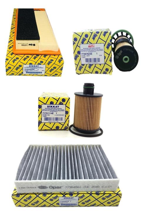OPAR Fiat Egea 1.3 Multijet Euro 5 Filtre Bakım Seti