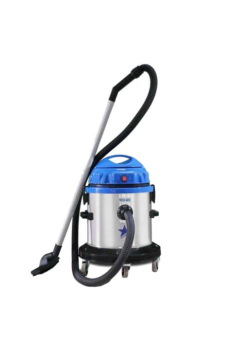 CLEANVAC WD401SANAYİ TİP ISLAK KURU SÜPÜRGE TEK MOTORLU 40 LT KAZAN KAPASİTELİ