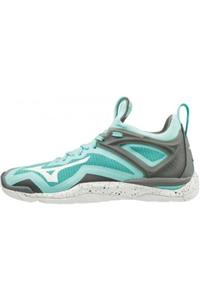 MIZUNO Wave Mirage 3 Unisex Hentbol Ayakkabısı Yeşil/Gri