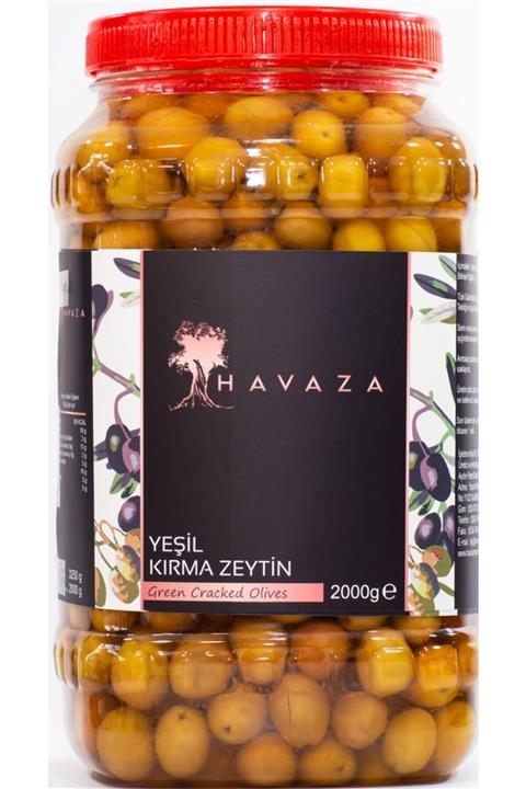 Havaza Yeşil - 2000 gr  261-290 Kalibre Kırma Zeytin