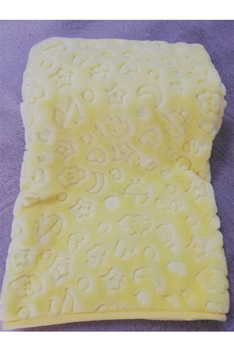 Özdilek Bebek Battaniye Embos Sarı