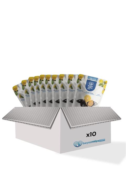 Beyaz Midye Izmir Midye Dolma (250 Adet 25'li X 10 Paket)