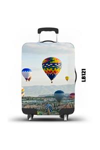 LUGGBAG Desenli Unisex Valiz Kılıfı Lb121