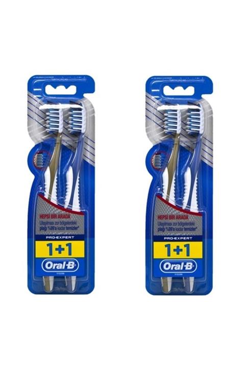 OralB Pro-expert Hepsi Bir Arada Orta M 40 Diş Fırçası 1+1 X2 Paket