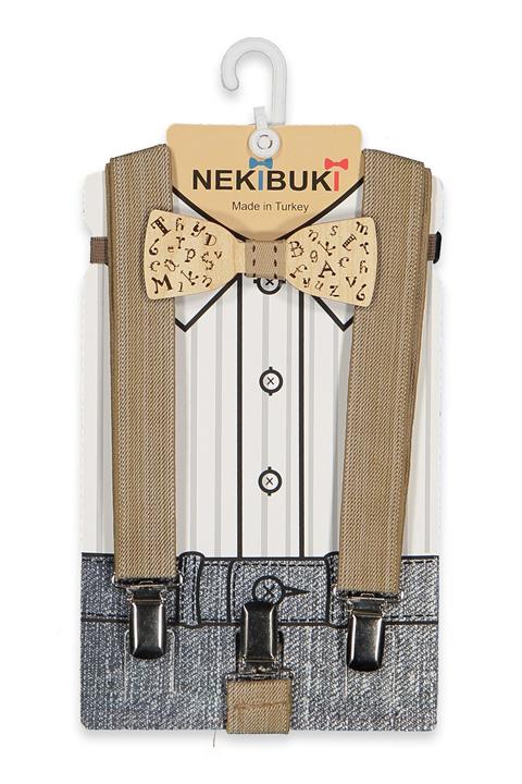 NEKİBUKİ 1-9 Yaş Desenli Ahşap Desenli