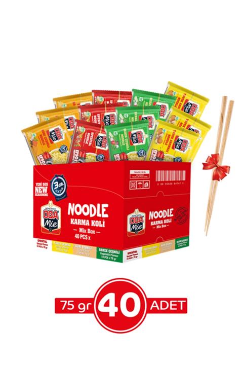 OBAmie Oba Mie Karma Çeşnili Noodle 40'lı