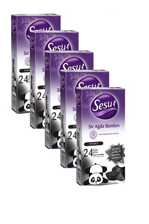 Sesu 24 'lü Kömürlü Ağda Bandı X5 Adet