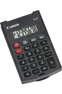 Canon As-8 12 Hane Kapaklı Cep Tipi Hesap Makinesi