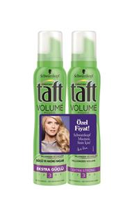 Taft 2'li Volume Mousse Hacim Sağlayan Şekillendirici Saç Köpüğü 150 ml