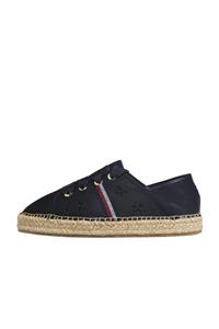 Tommy Hilfiger Kadın Mavi Casual Ayakkabı Flat Espadrille Corporate Ribbon FW0FW03801