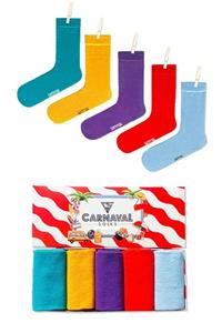 CARNAVAL SOCKS 5'li Pastel Renkli Çorap Moda Kutusu