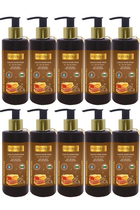 Naturix Cilt Bariyer Kremi Nemlendirici Besleyici Kuruluk Giderici Bal & Propolis Krem El Yüz Vücut Losyonu