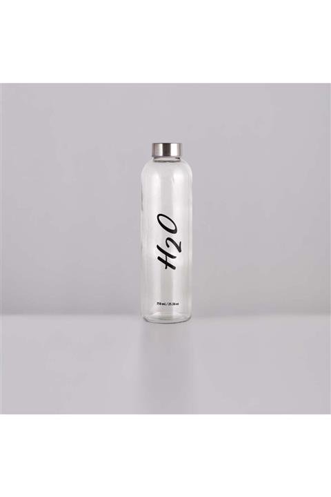 Bella Maison H2o Cam Şişe Naturel (25x7 Cm)