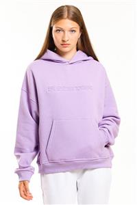 Slazenger Paola Oversize Kadın Sweatshirt Lila