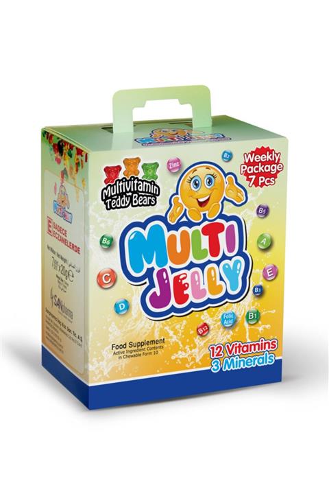 Multiball Multibal Multı Jelly ( Multi Vitaminli Jelıbon ) 20 gr X 7 Paket