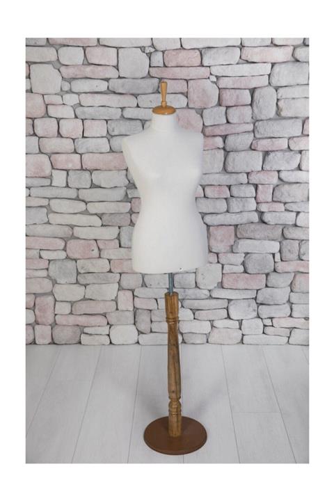 TERZİ DÜKKANI Ahşap Ayaklı Prova Mankeni