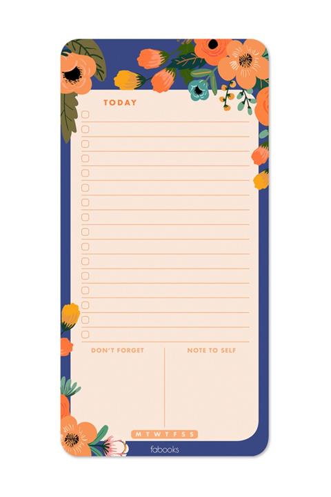 Fabooks Düş Bahçesi Günlük Masa Üstü Planlayıcı