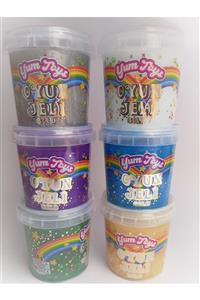 YumToys Oyun Jeli Yumtoys Gold Serisi Slaym - Hazır Slime 6 Renk 6 Kutu 140x6 Gr