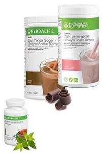 Herbalife Set 1 Adet Çikolatalı Shake 1 Adet Ahudululu Shake Ve 1 Adet Klasik Çay 100gr