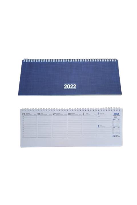 KESKİN COLOR 2022 Spiralli Haftalık Masa Takvimi 12x33 Cm Aj-65
