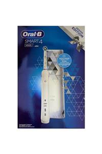 OralB Smart 4500 Modern Motif Cross Atcion Beyaz Şarjlı Fırça