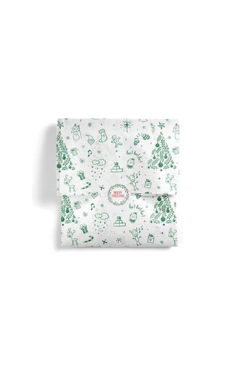 yamata kağıt Yılbaşı Temalı Pelur Kağıt 10 Adet (35x50)cm Hediye Paketlemelik ,yeniyıl Chrıstmas Desenli 30gr