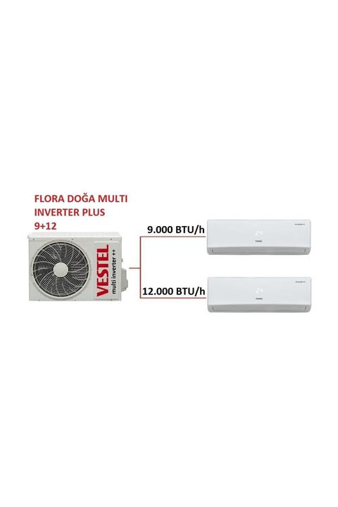 Vestel Flora Doğa Multi Inverter Plus 9+12 Klima