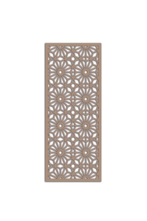 Liar Dekor Liar Ahşap Seperatör (Paravan) - KSP-202 - (10 mm) - (69 cm x 139 cm) - (Ham)