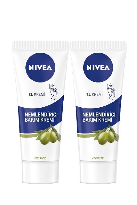 Nivea Zeytinyağlı Nemlendirici Bakım El Kremi - 75 ml x 2