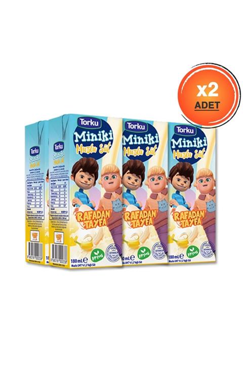 Torku Uht Muzlu Süt 6 Lı 180 Ml X2