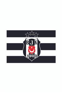 Beşiktaş Logolu 3 Yıldız Bayrak 70*105