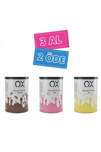 OX Milkshake 3x500g Teneke Kutu ( Çikolata, Çilek, Muz ) Kampanya108