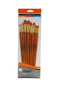 Daler Rowney Gold Taklon Synthetic 10`lu Fırça Seti