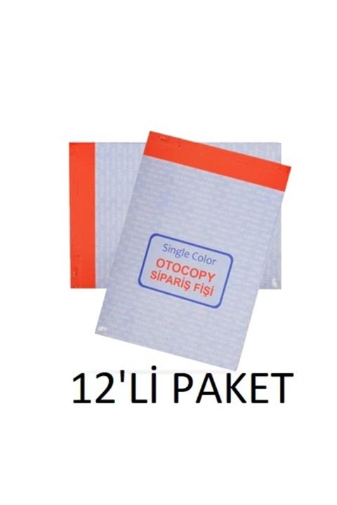 single color Otocopy Sipariş Fişi 2/50 12'li Paket