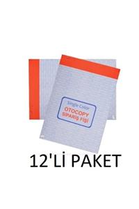 single color Otocopy Sipariş Fişi 2/50 12'li Paket