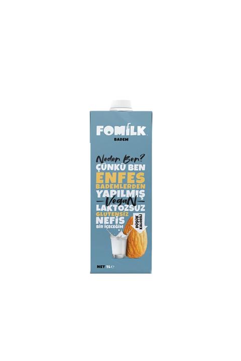 Fomilk Badem Sütü Vegan 1 Lt 12 Ad