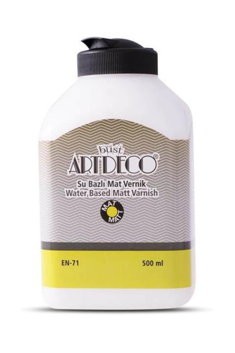 Artdeco Su Bazlı Mat Vernik 500ml.