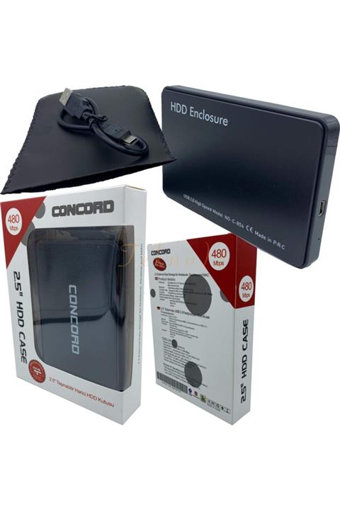 tonex 2.5'' Usb 2.0 / 480 Mbps Sata Harddisk Hdd Kutusu Concord C-854