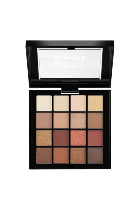 NYX Professional Makeup Göz Farı Paleti - Nyx Ultimate Shadow Pallette Warm Neutrals
