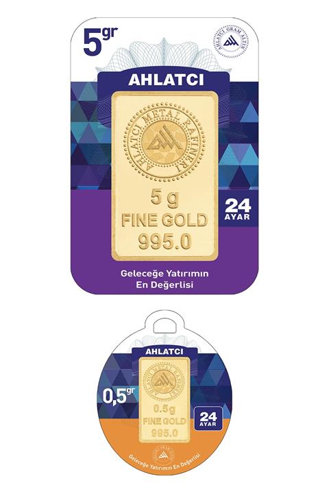 Ahlatcı 24 Ayar-5.5 Gram Külçe Altın